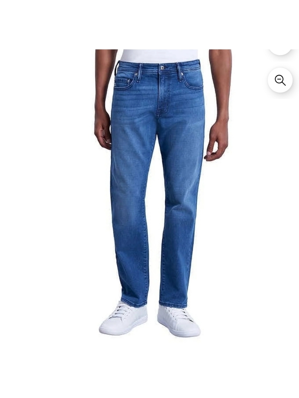 Chaps Mens Jeans Size Denim Straight Slim Faded Stretch Western Work Blue Preppy